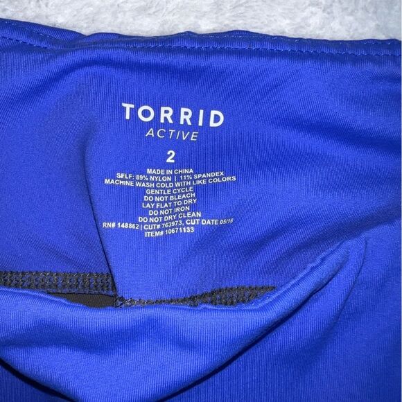Torrid Active Performance Core Crop Active Leggings 0458 - Picture 3 of 9